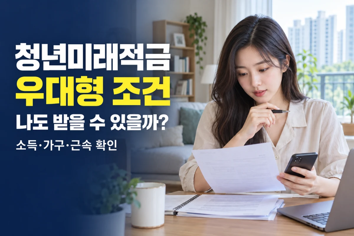 청년미래적금 우대형 조건｜나도 12% 받을 수 있을까?